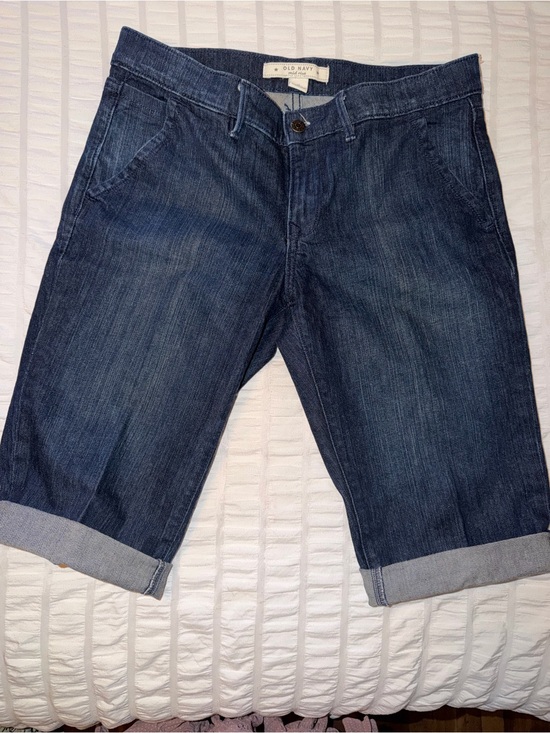 Old Navy Pants - Old Navy Women's Dark Blue Denim Jean Shorts